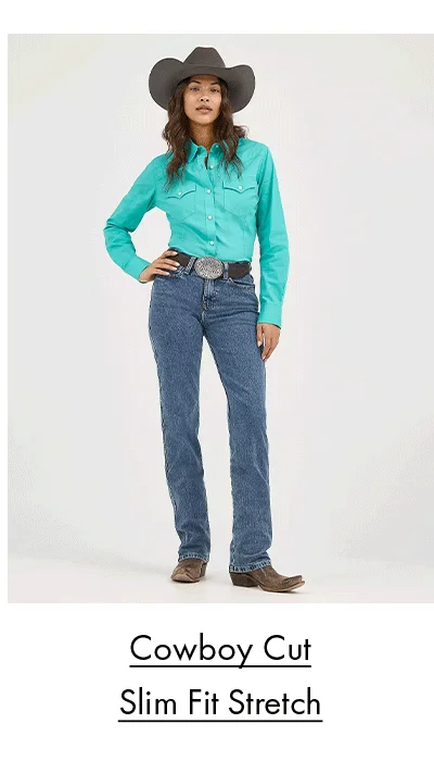 Cowboy Cut Slim Fit Stretch