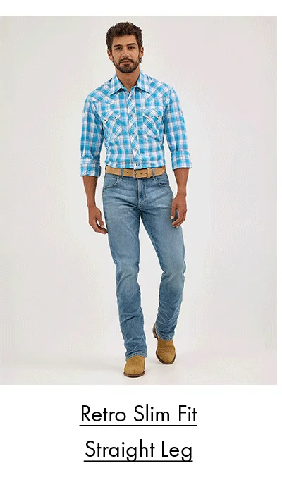 Retro Slim Fit Straight Leg