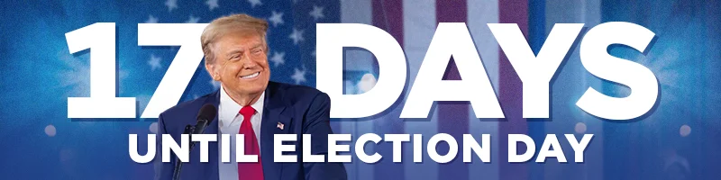 17 DAYS UNTIL ELECTION DAY - TRUMP VANCE 2024