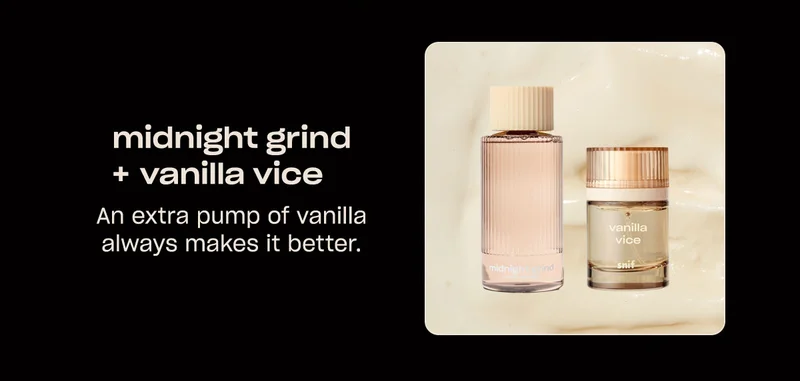 midnight grind + vanilla vice An extra pump of vanilla always makes it better.