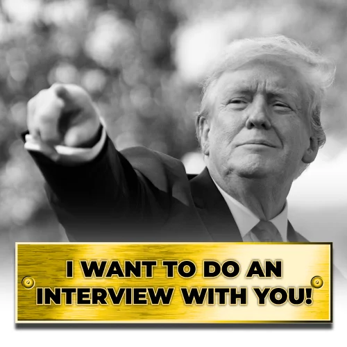 I WANT TO DO AN INTERVIEW WITH YOU!