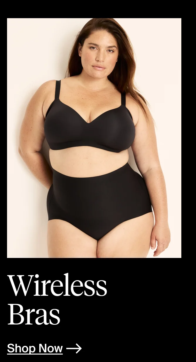 Wireless Bras. Shop Now.
