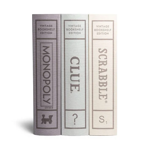 Vintage Bookshelf Game Collections