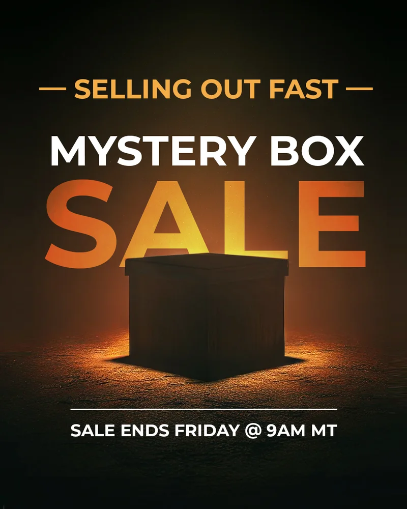 Mystery Box Sale. Sale ends tomorrow