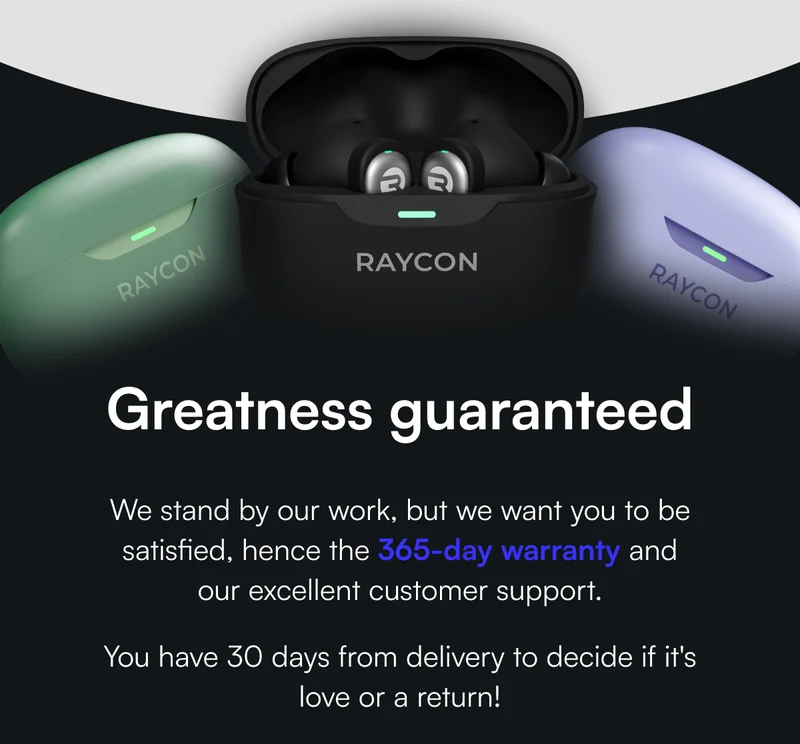 Greatness guaranteed - We stand by our work, but we want you to be satisfied, hence the 365-day warranty and our excellent customer support.  You have 30 days from delivery to decide if it's love or a return!
