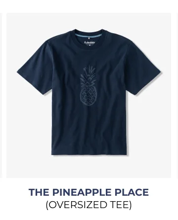 Oversized Tee: The Pineapple Place