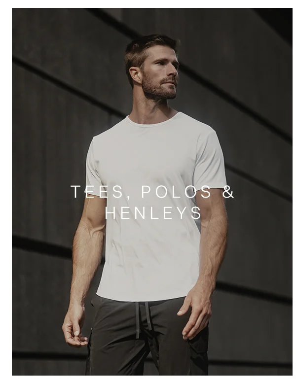 Men's Tees, Polos & Henleys