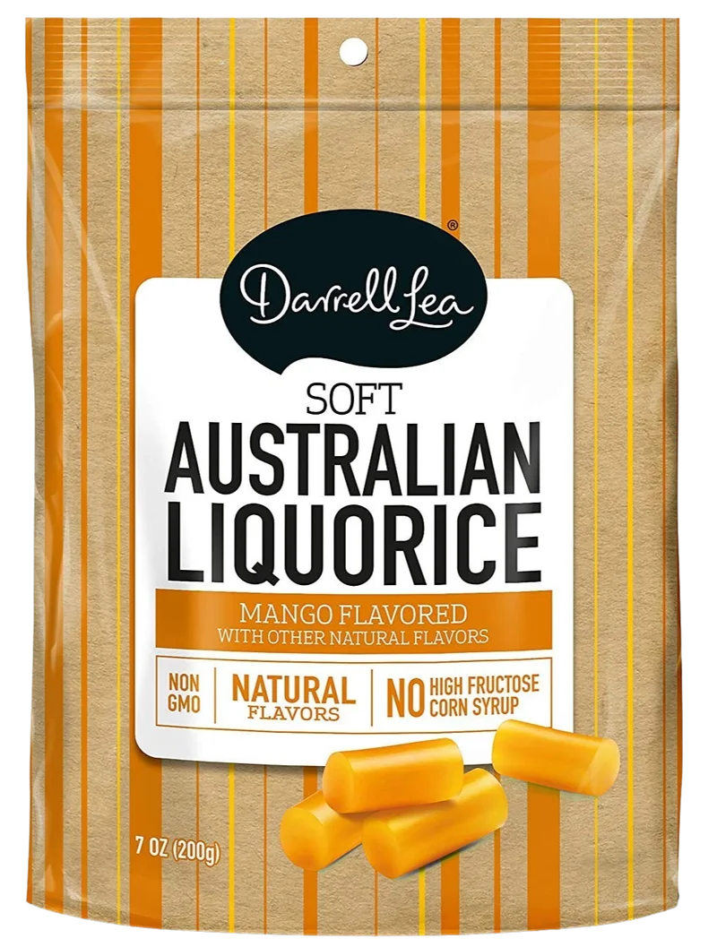 Image of Darrell Lea Soft Mango Licorice
