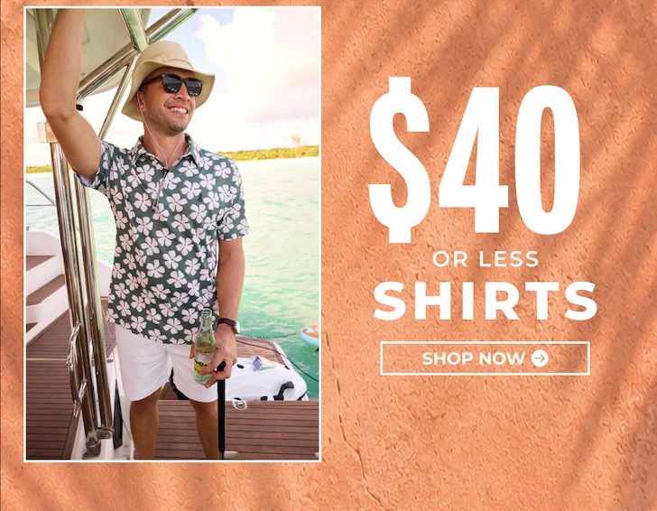 LAST CALL: Shop $40 Collared Shirts