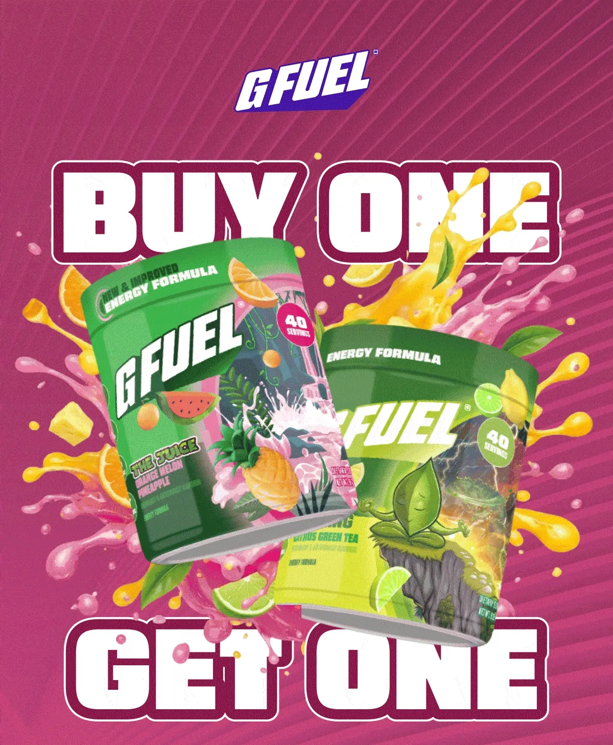 G Fuel® | Buy One Tub, Get One Free