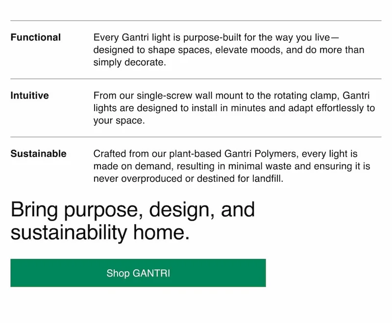 Functional | Intuitive | Sustainable