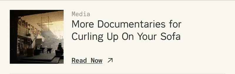 More Documentaries for Curling Up on Your Sofa