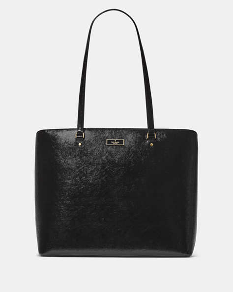 Bridget Crinkle Patent Large Tote