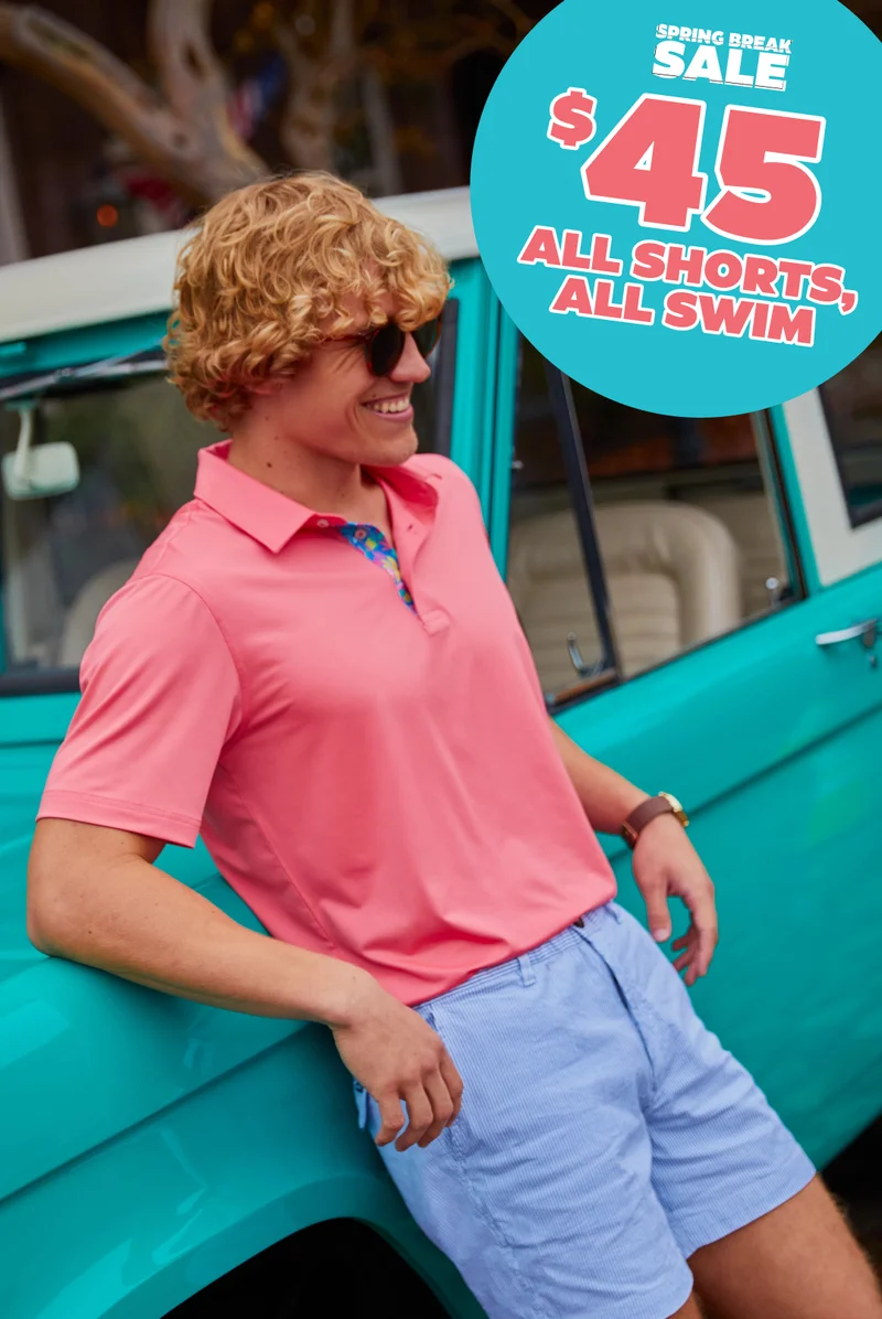 THE SPRING BREAK SALE: All Shorts & Swim Now $45