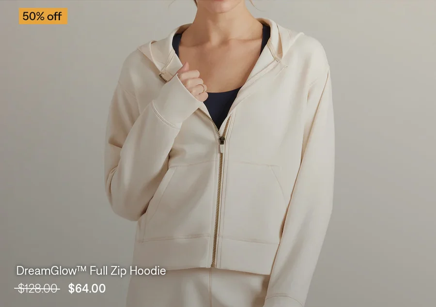 DreamGlow™ Full Zip Hoodie