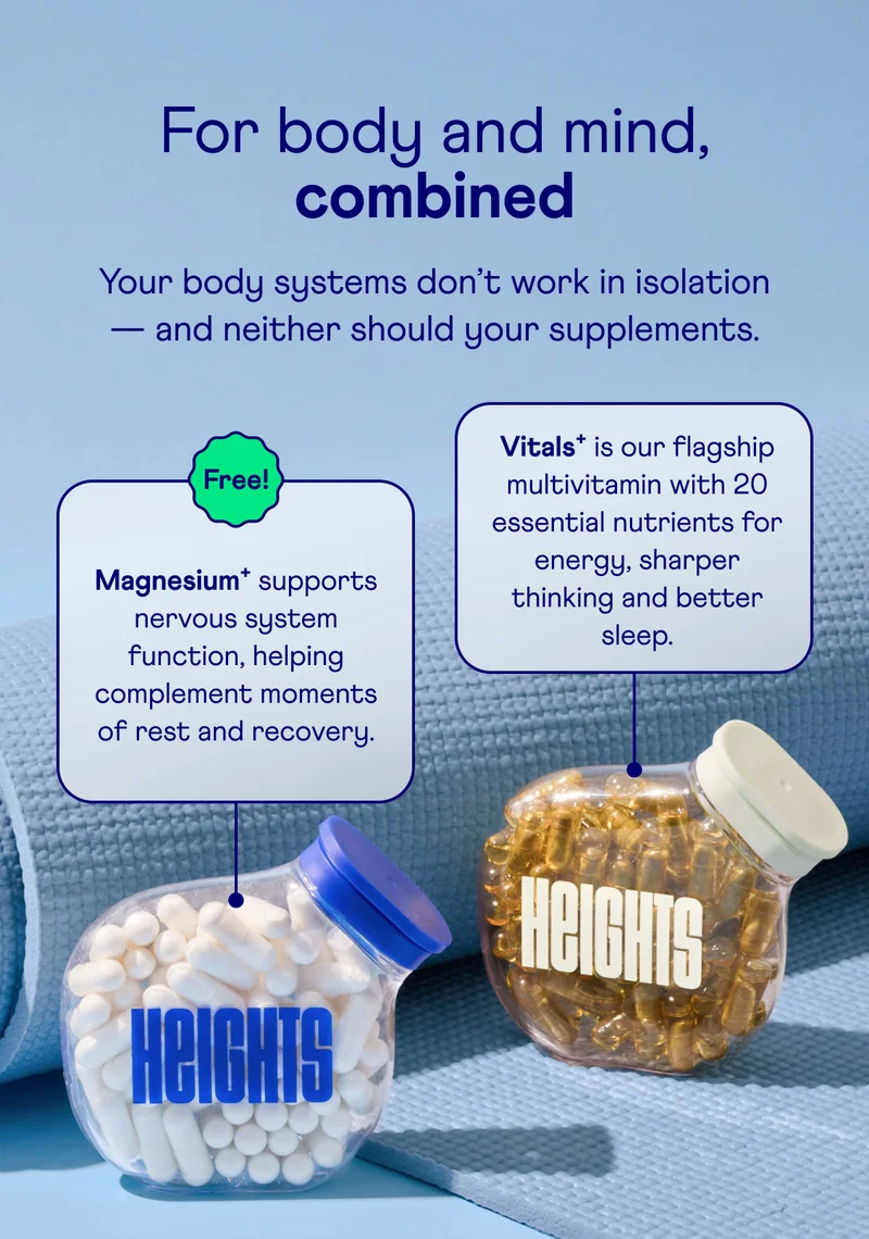 For body and mind, combined