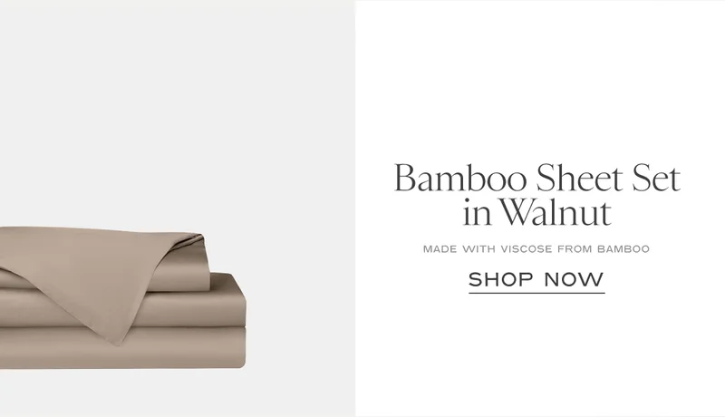Shop The Bamboo Sheet Set In Walnut