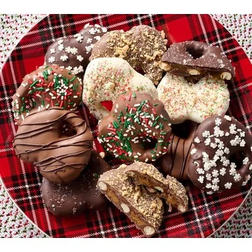 SH12/9 Landies Candies 12pc Stuffed Pretzels in Winter Flavors