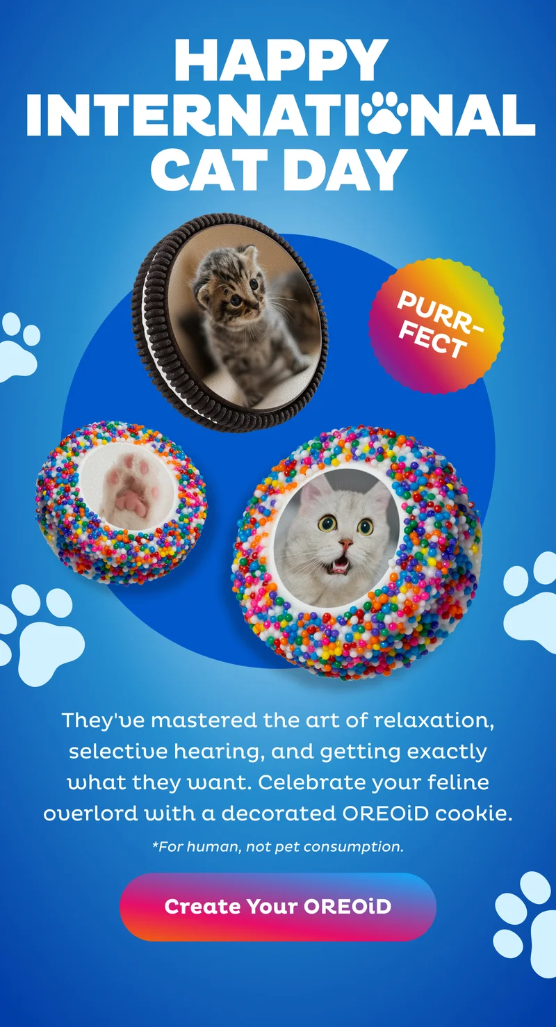 Create Your OREOiD for International Cat Day