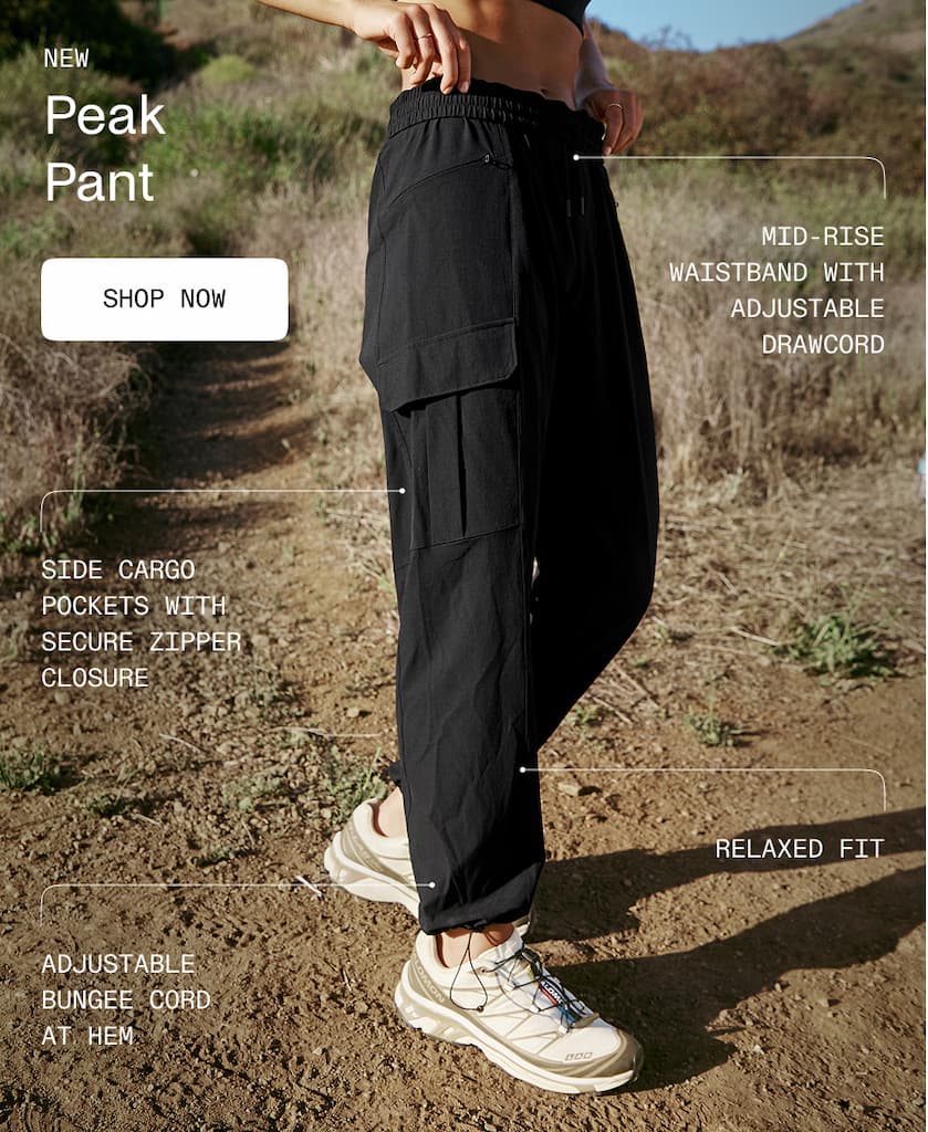 Peak Pant in Black