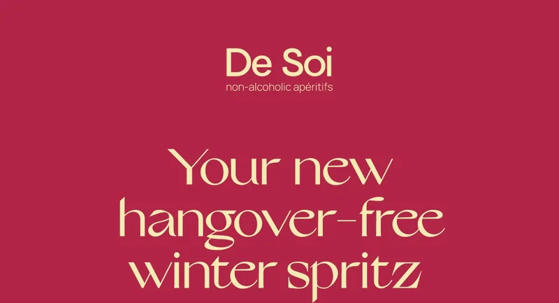 Your new hangover-free winter spritz