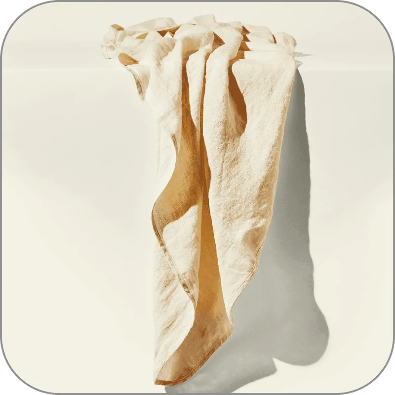Image of Linen Table Cloth - Sable
