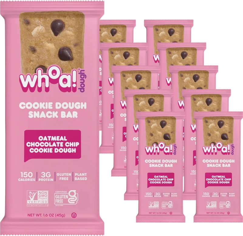 Image of Oatmeal Chocolate Chip Cookie Dough Bar (10 CT)