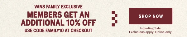 EXTRA 10 OFF FOR FAMILY