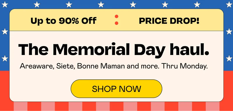 The Memorial Day haul. | SHOP NOW
