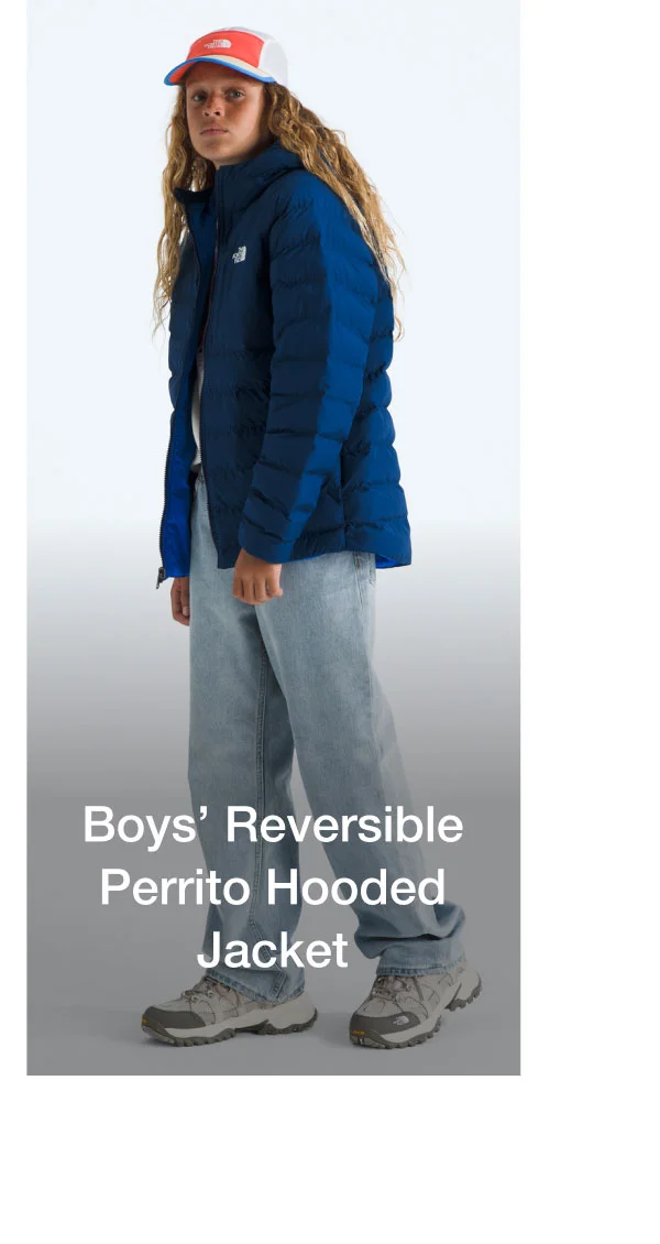 Boys' Reversible Perrito Hooded Jacket
