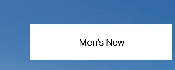 Men's New Arrivals