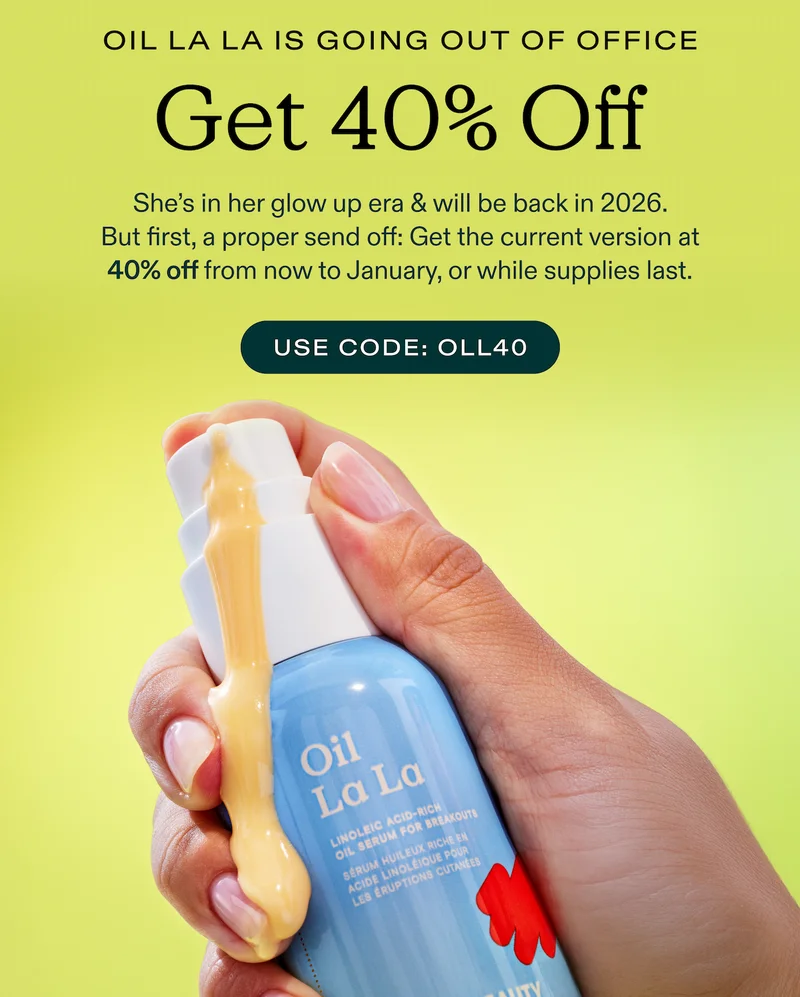 Oil La La is going out of office. Get 40% off.