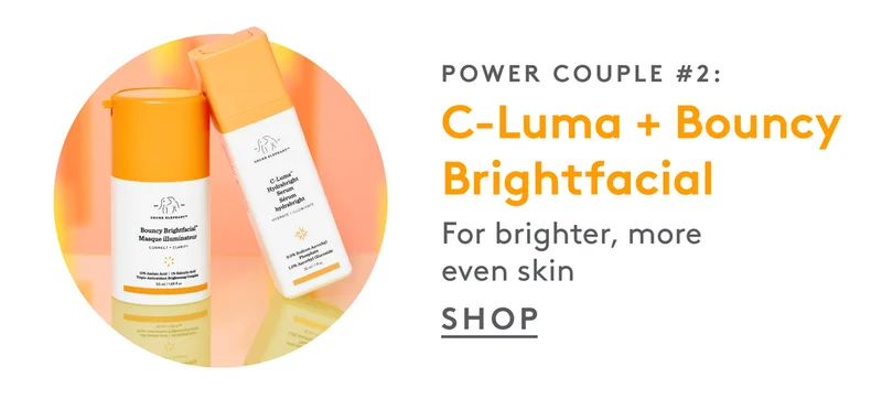 Power Couple #2: C-Luma + Bouncy Brightfacial for brighter, more even skin. Shop now!