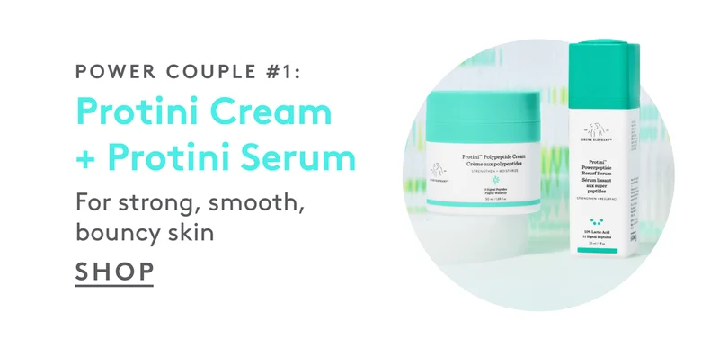 Power Couple #1: Protini Cream + Protini Serum for strong, smooth, bouncy skin. Shop now!