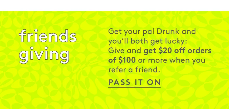 Give and get $20 off orders of $100 or more when you refer a friend