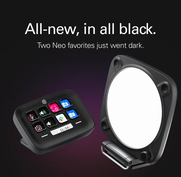 All-new, in all black. Two Neo favorites just went dark.