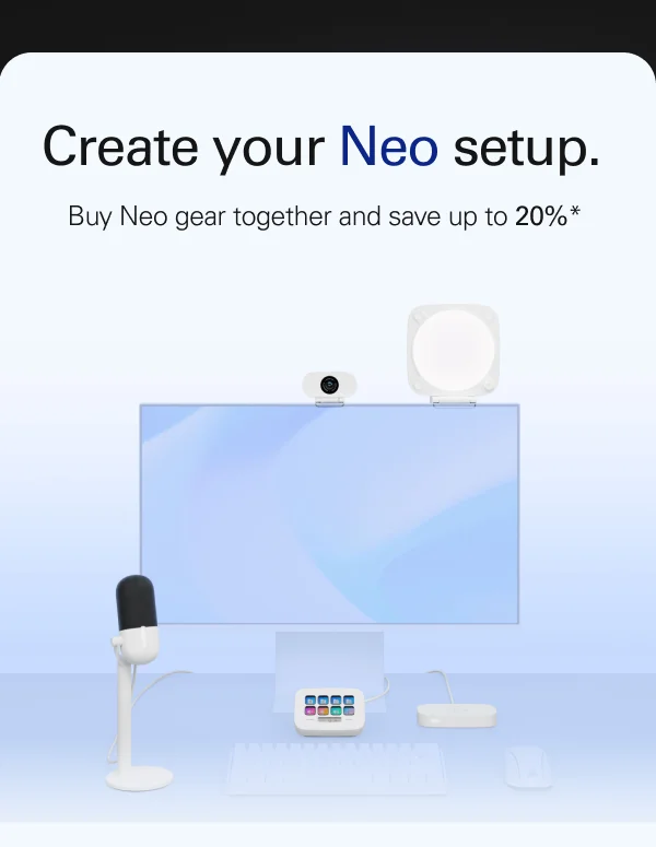 Create your Neo setup. Buy Neo gear together and save up to 20%*