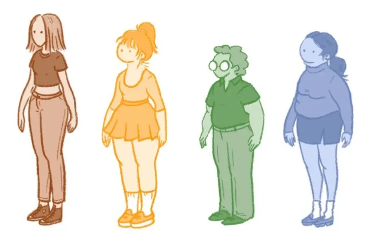 Diverse body types