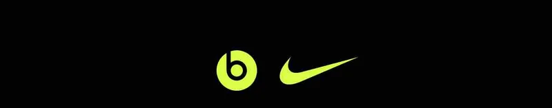 Beats logo and Nike logo shown side by side