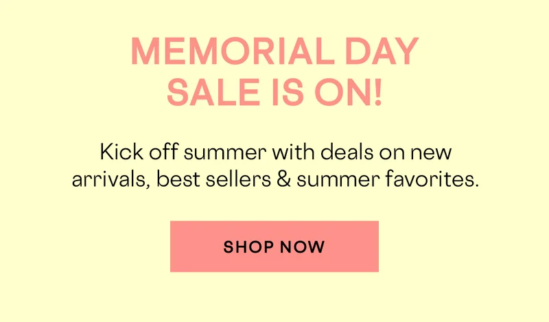 Shop 20% Off Sitewide For Memorial Day Sale