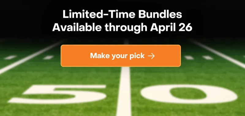 Limited-time Bundles Available through April 26