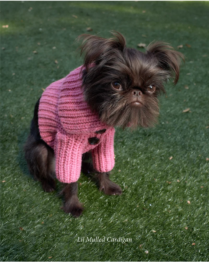 Lil Mulled Cardigan in Carnation - SANDY LIANG