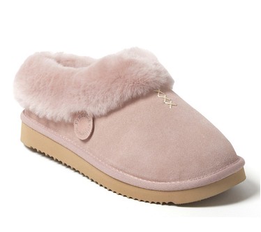 Fireside by Dearfoams Women's Genuine ShearlingClog- Adelaide