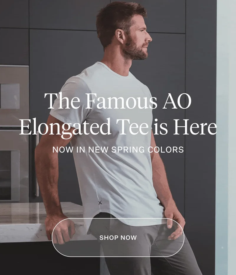 The Famous AO Elongated Tee Is Here