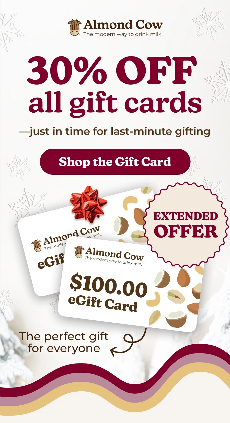 30% off holiday gift card