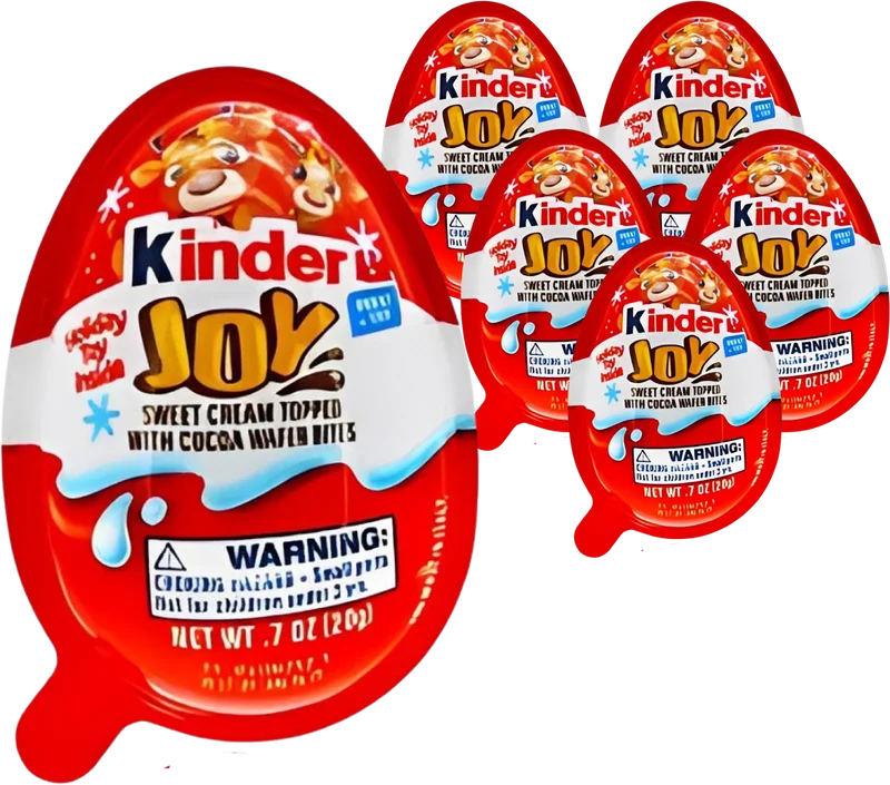 Image of Kinder Joy Egg with Holiday Toy Inside (5 Pack)