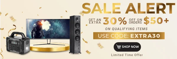 Sale Alert! Get extra 30% off orders $50+ on selected products. Use code: discount code