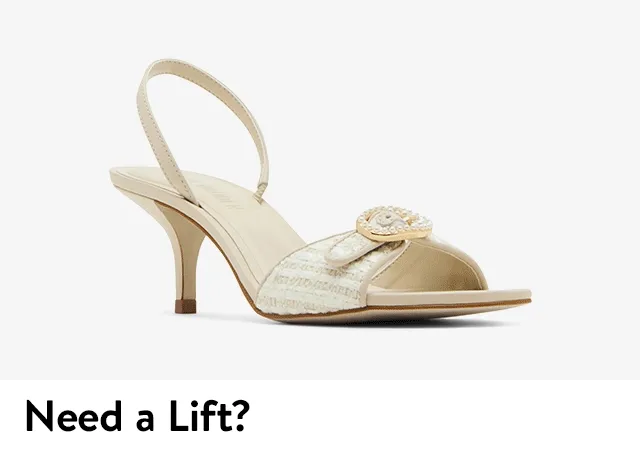 An assortment of gold, beige and brown sandals.