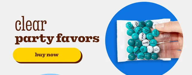 CLEAR PARTY FAVORS