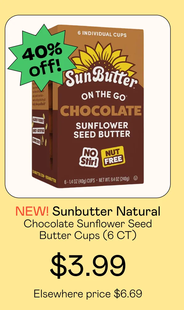 Chocolate Sunflower Seed Butter Cups (6 CT)